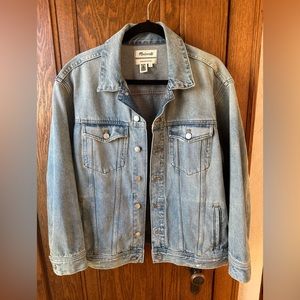 Madewell Oversize Trucker Denim Jacket - Medium